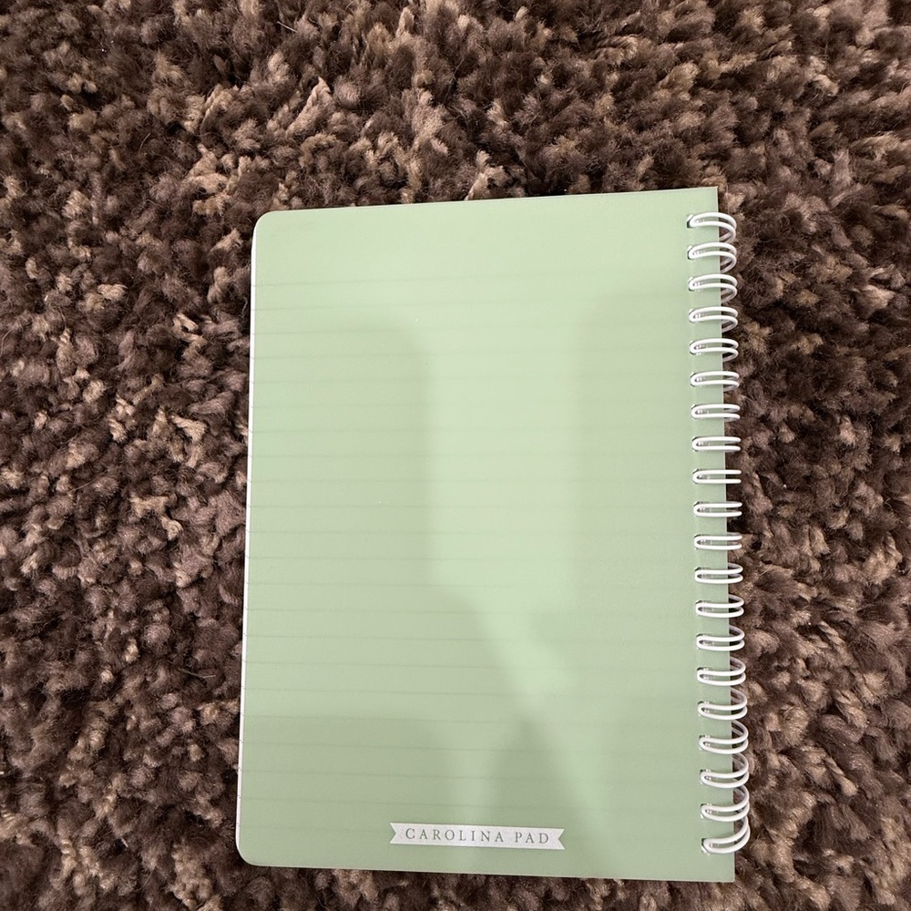 Green Spiral Notebook - Picture 2 of 3